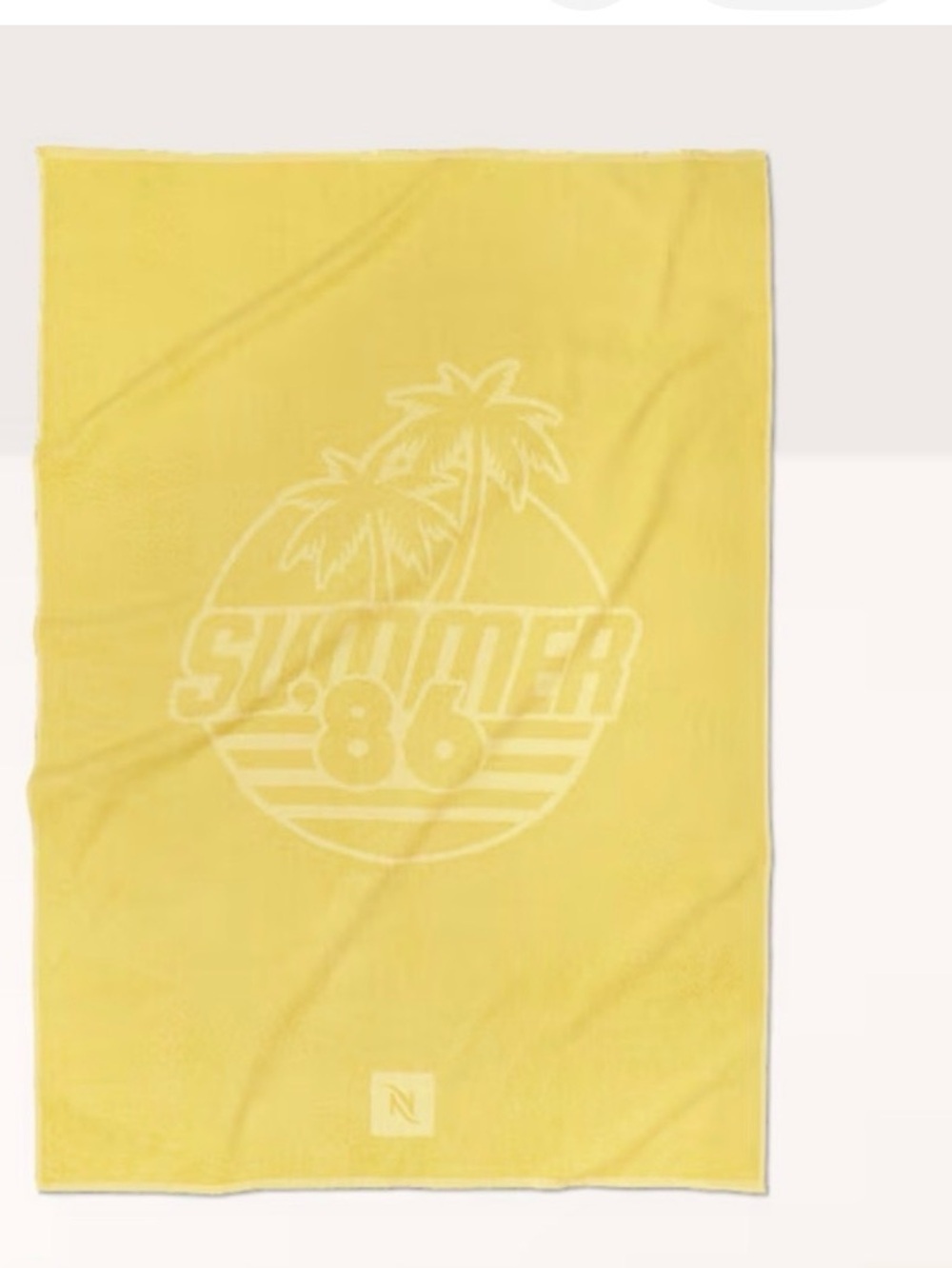 Beach Towel Yuzu from Nespresso